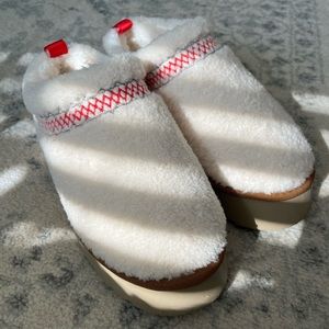 Sherpa braided slipper shoe